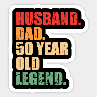 50th birthday Sticker